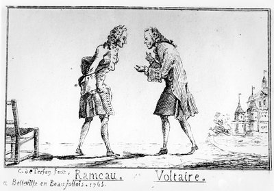 Rameau et Voltaire à Belleville, 1763 - Abbé Charles Philippe Campion de Tersan